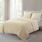 3 Piece Coastal Sea Life Bedding Set Polyester Quilt with 2 Pillow Shams